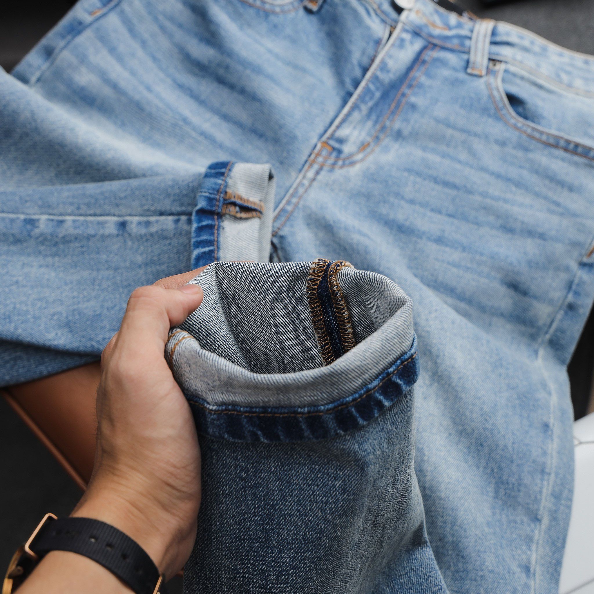  Quần jean RAFOZ light blue wash - 028 