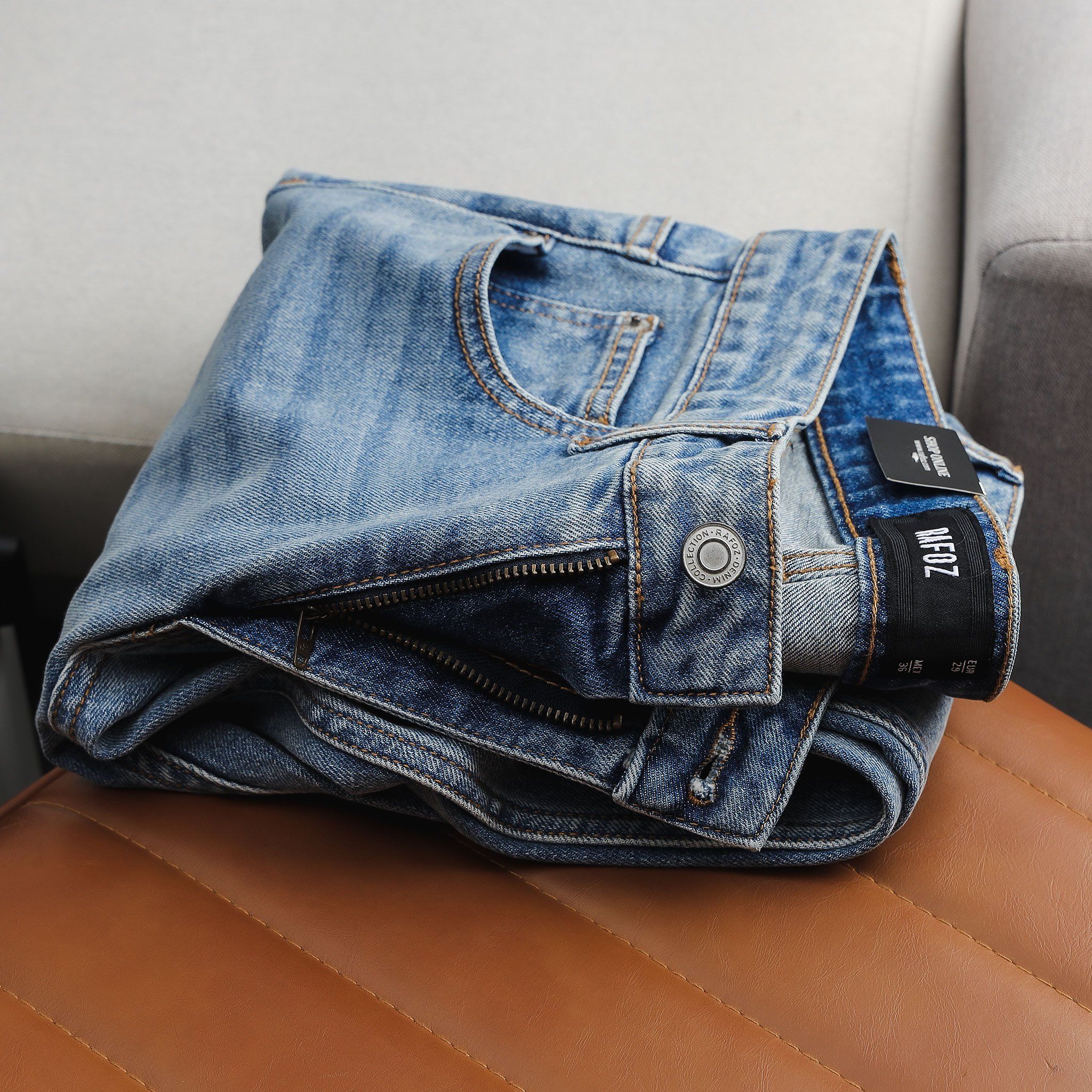  Quần jean RAFOZ light blue wash - 028 