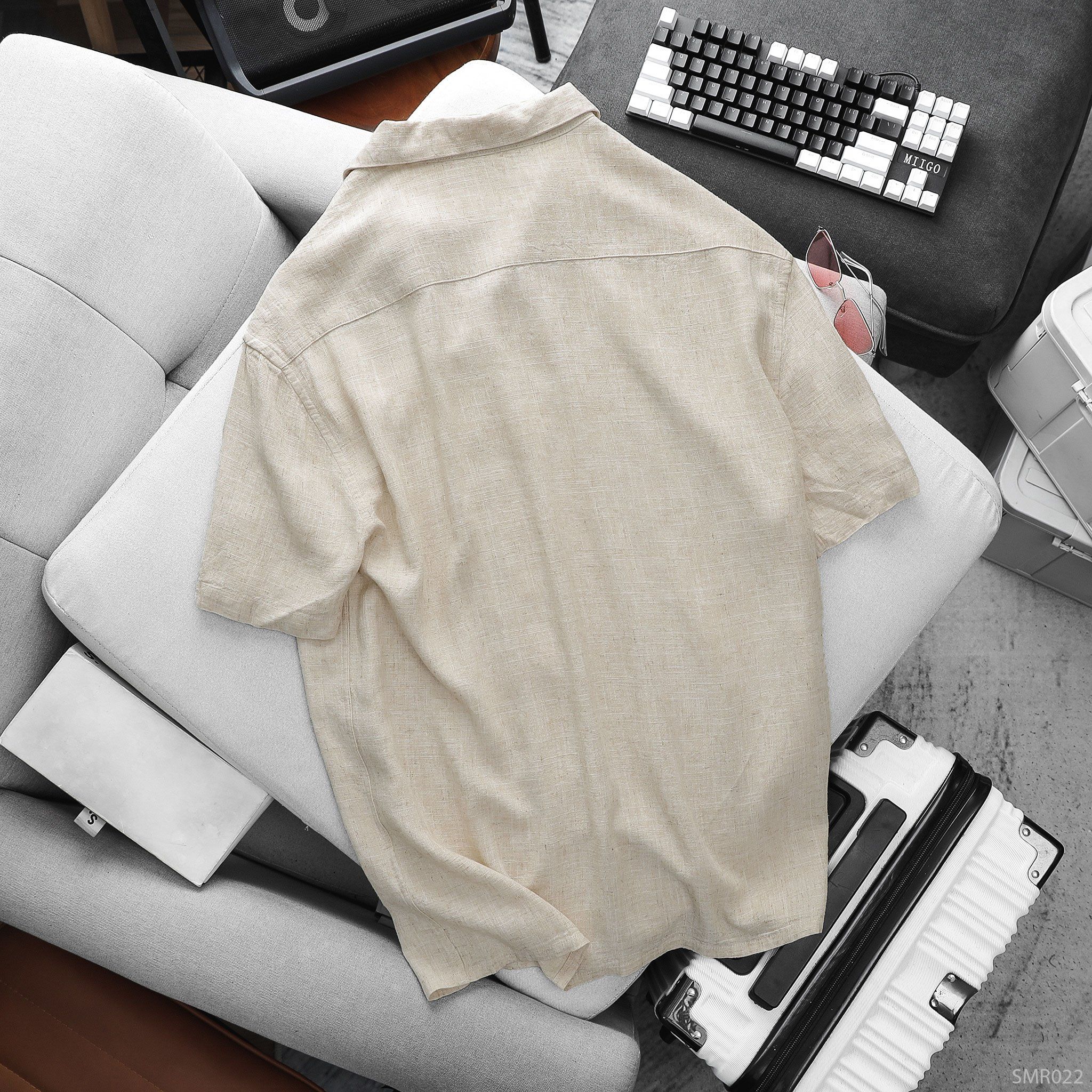  Áo sơ mi cuban linen basic RAFOZ - 022 