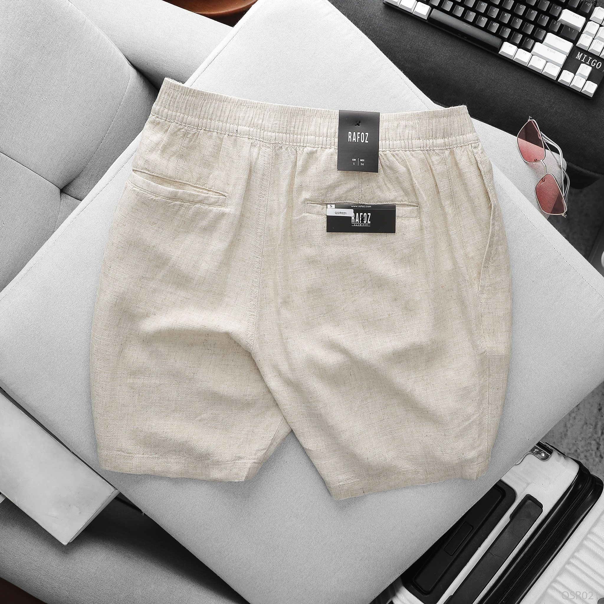  Quần short linen RAFOZ basic - 021 