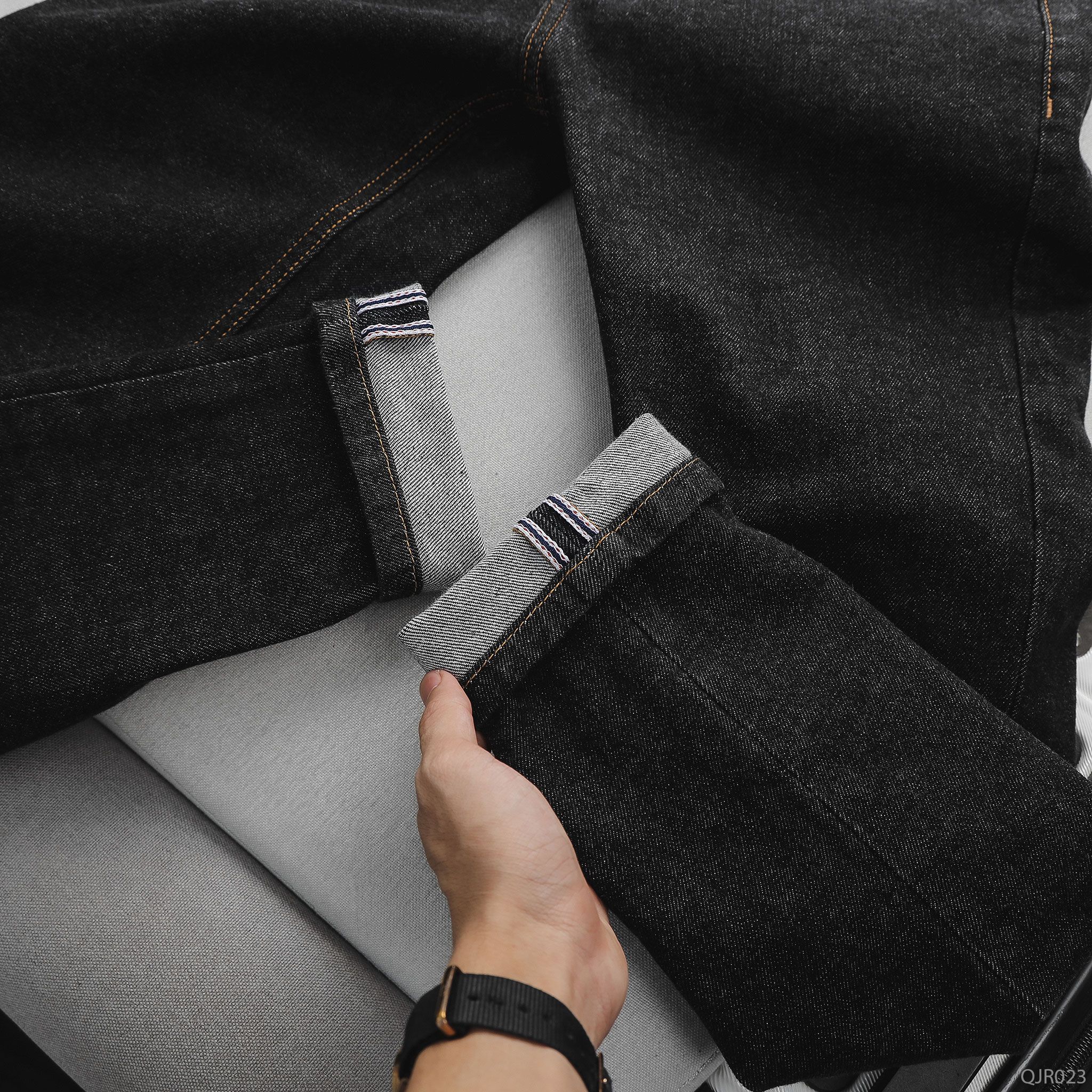  Quần jean RAFOZ slimfit Indigo đen - 023 