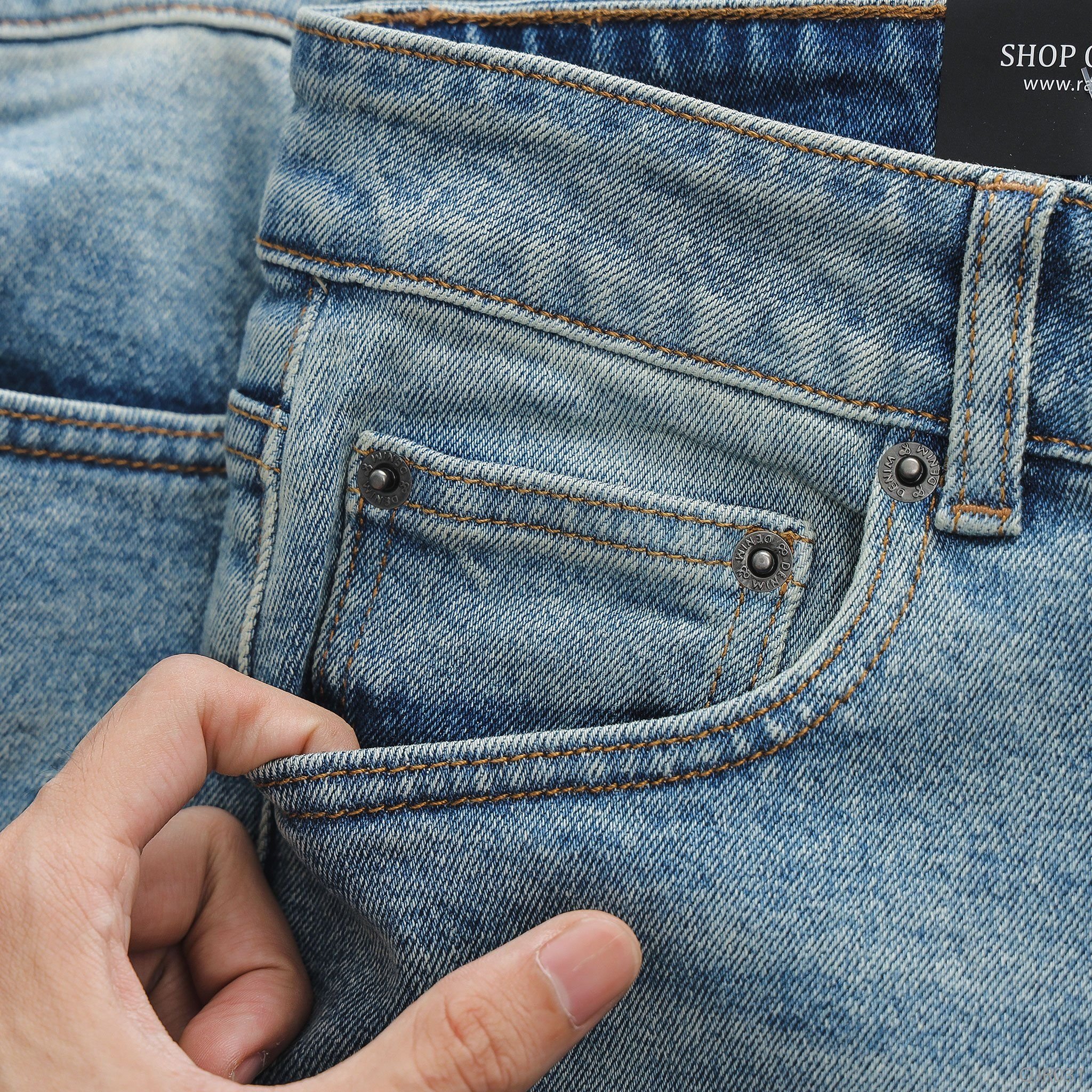  Quần jean RAFOZ Blue wash ripped - 031 