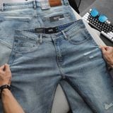  Quần jean RAFOZ Blue wash ripped - 031 