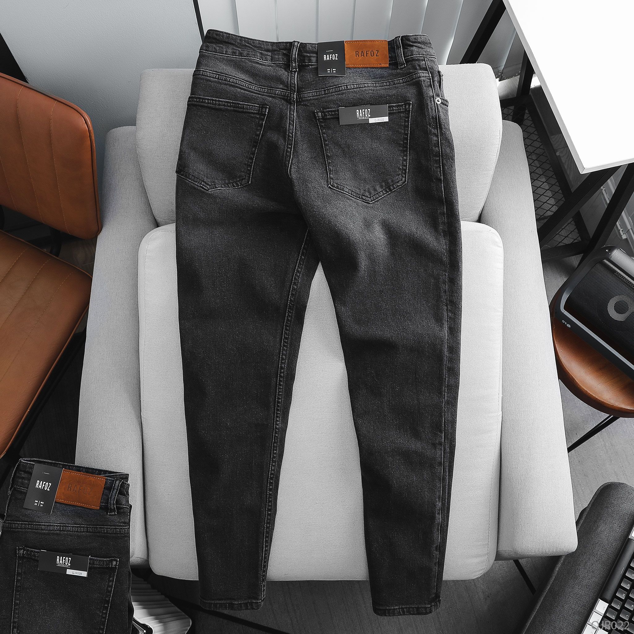  Quần jean RAFOZ Dark grey wash - 022 