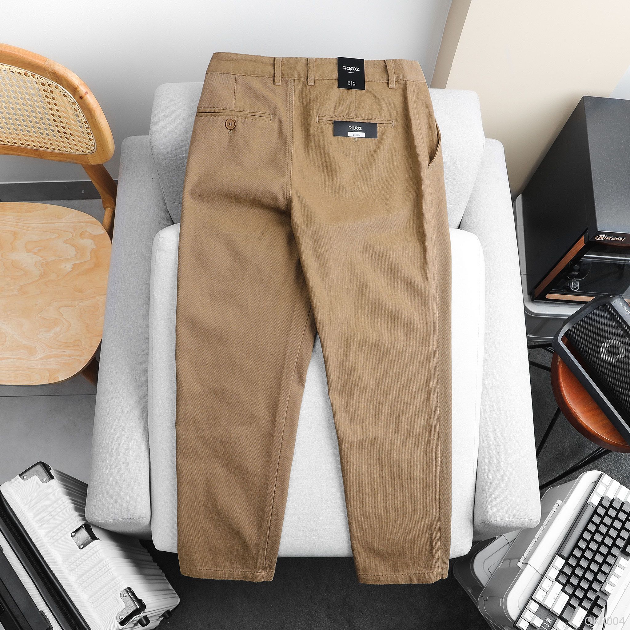  Quần kaki straight fit RAFOZ basic - 004 