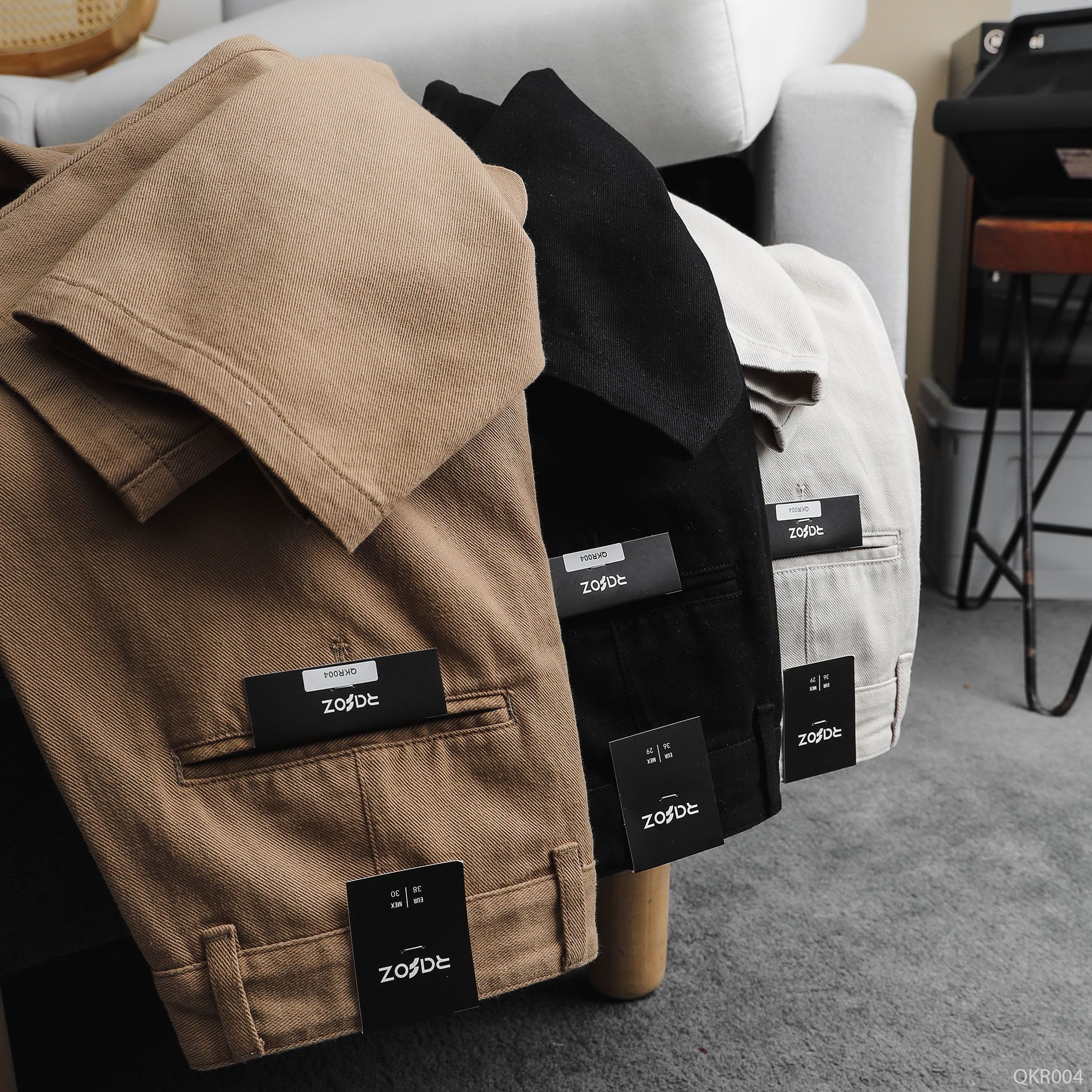  Quần kaki straight fit RAFOZ basic - 004 