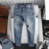  Quần jean RAFOZ blue wash ripped - 016 