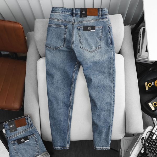  Quần jean RAFOZ blue wash ripped - 016 