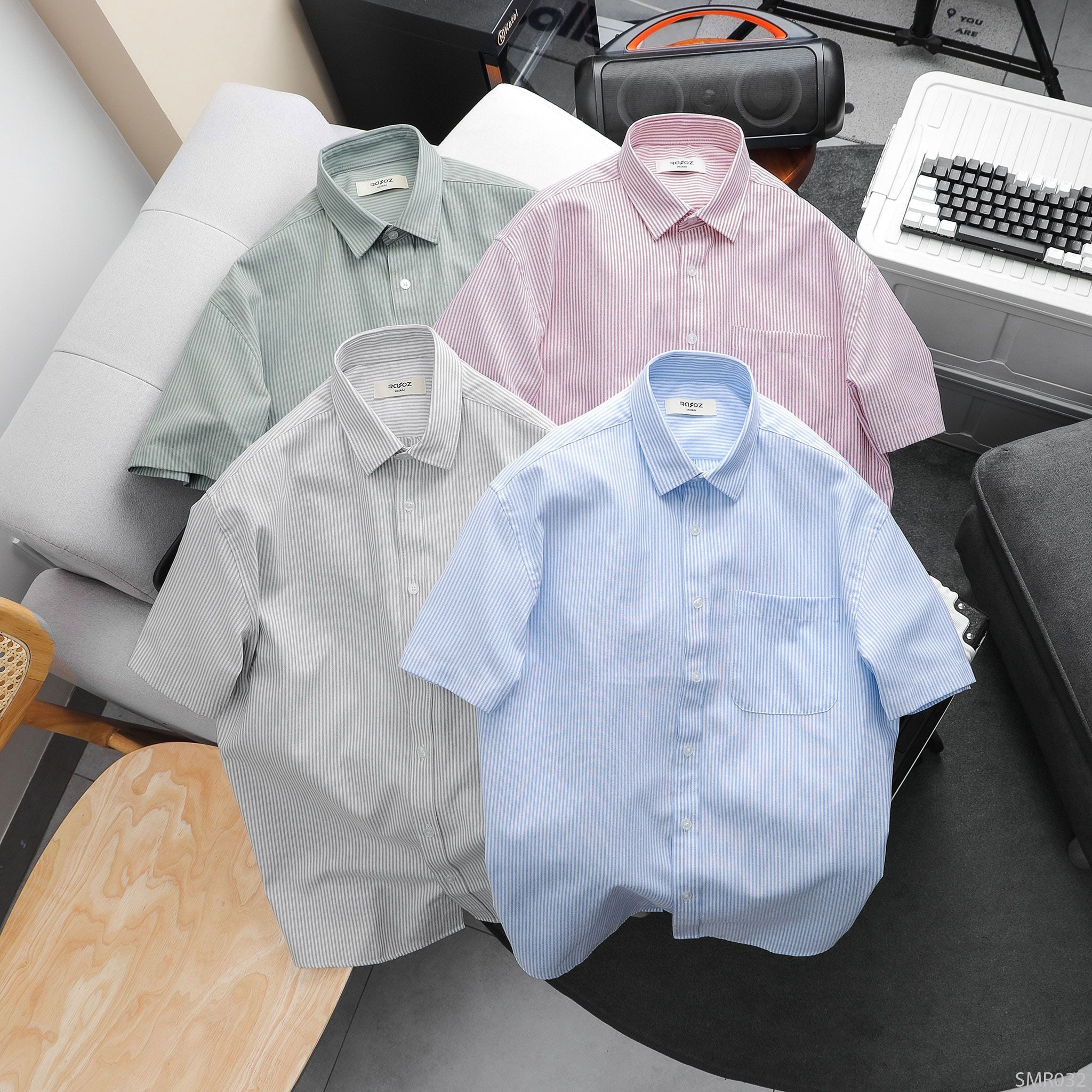  Áo sơ mi Oxford RAFOZ Striped - 032 