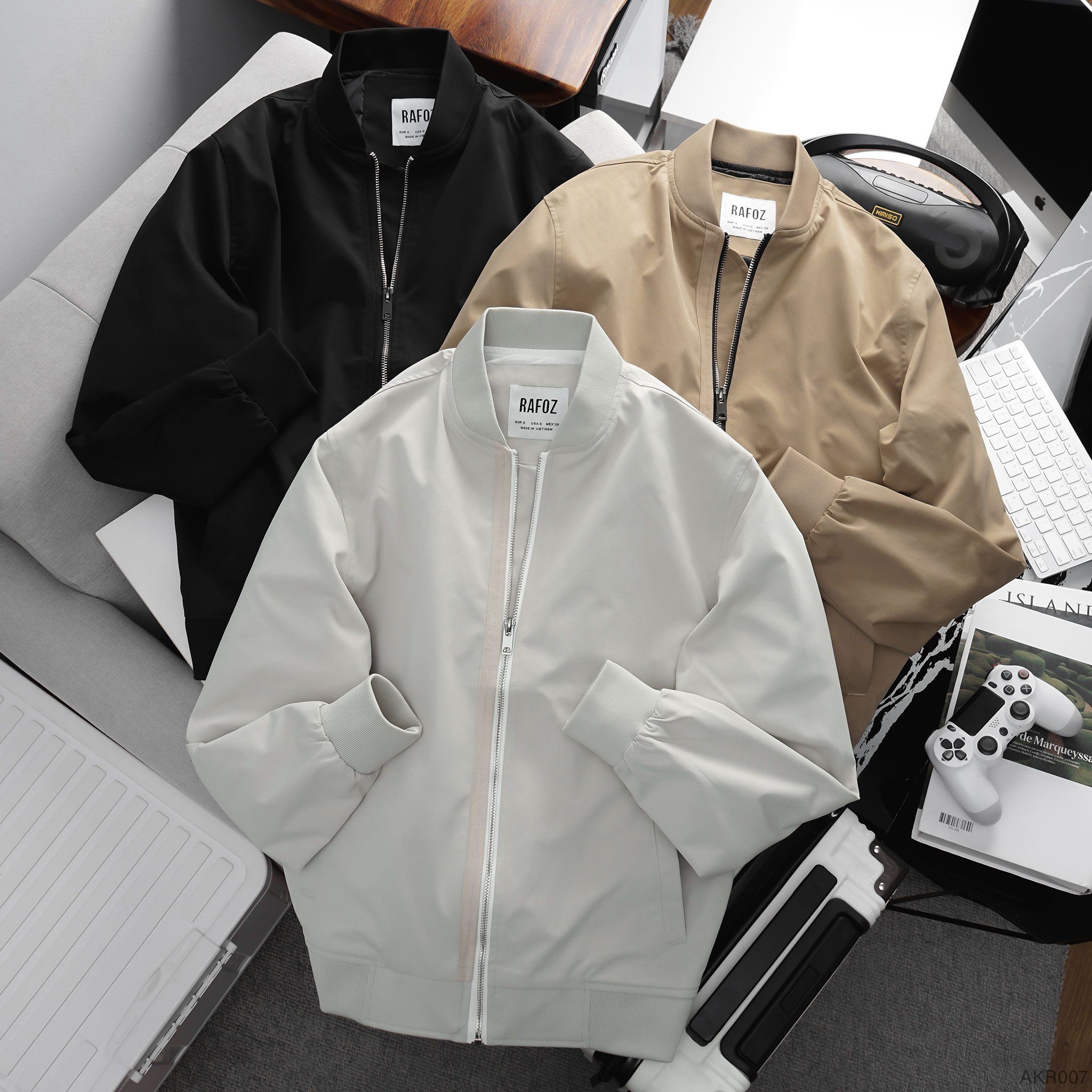  Áo khoác bomber kaki RAFOZ basic - 007 