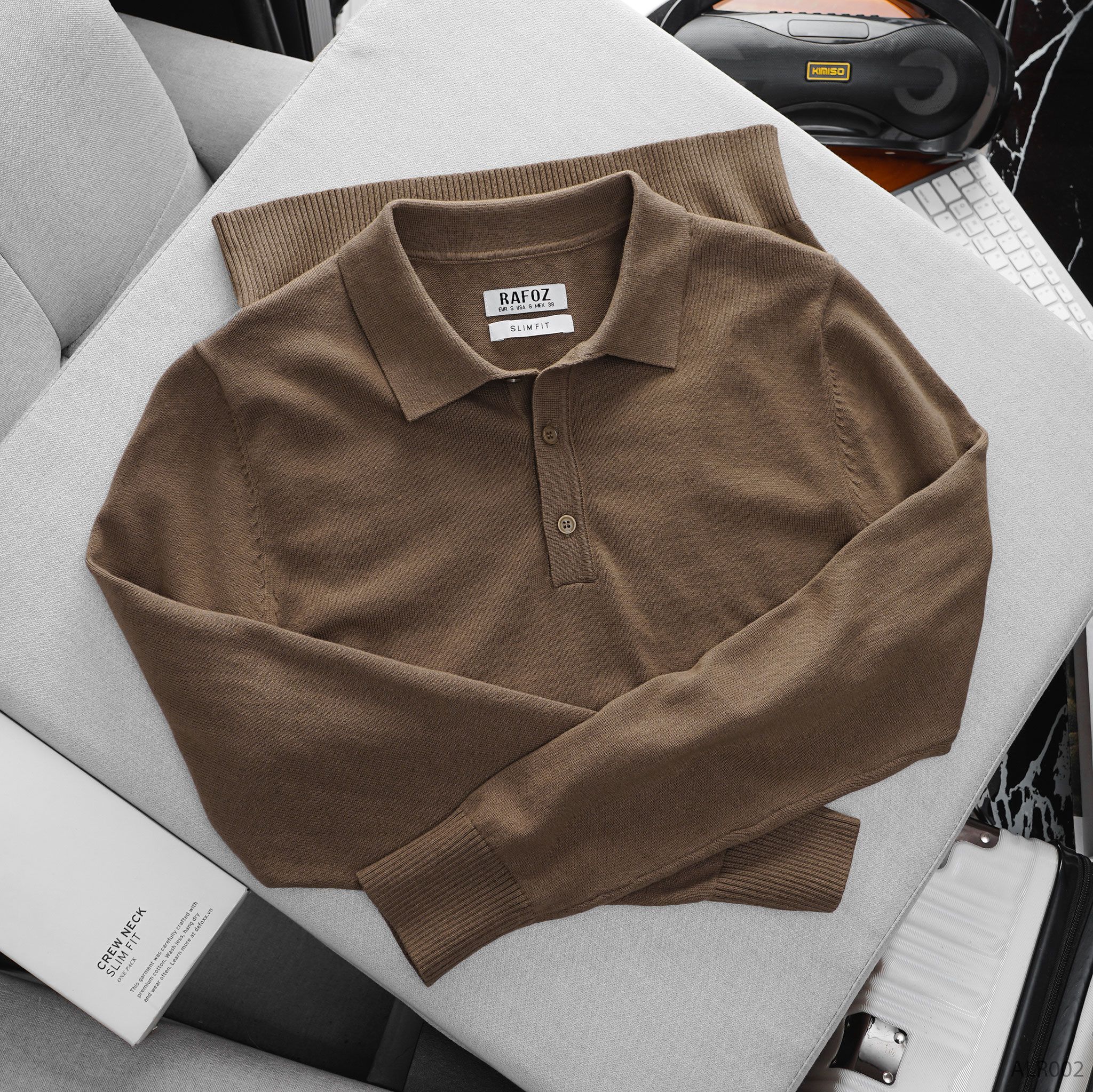  Áo len polo dài tay RAFOZ basic - 002 