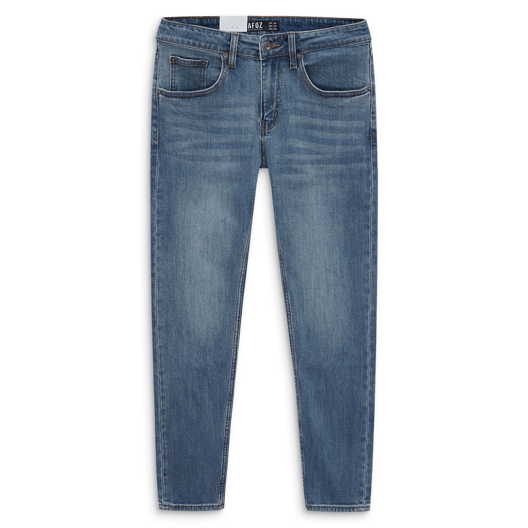  Quần jean RAFOZ 254 Classic blue wash - 003 