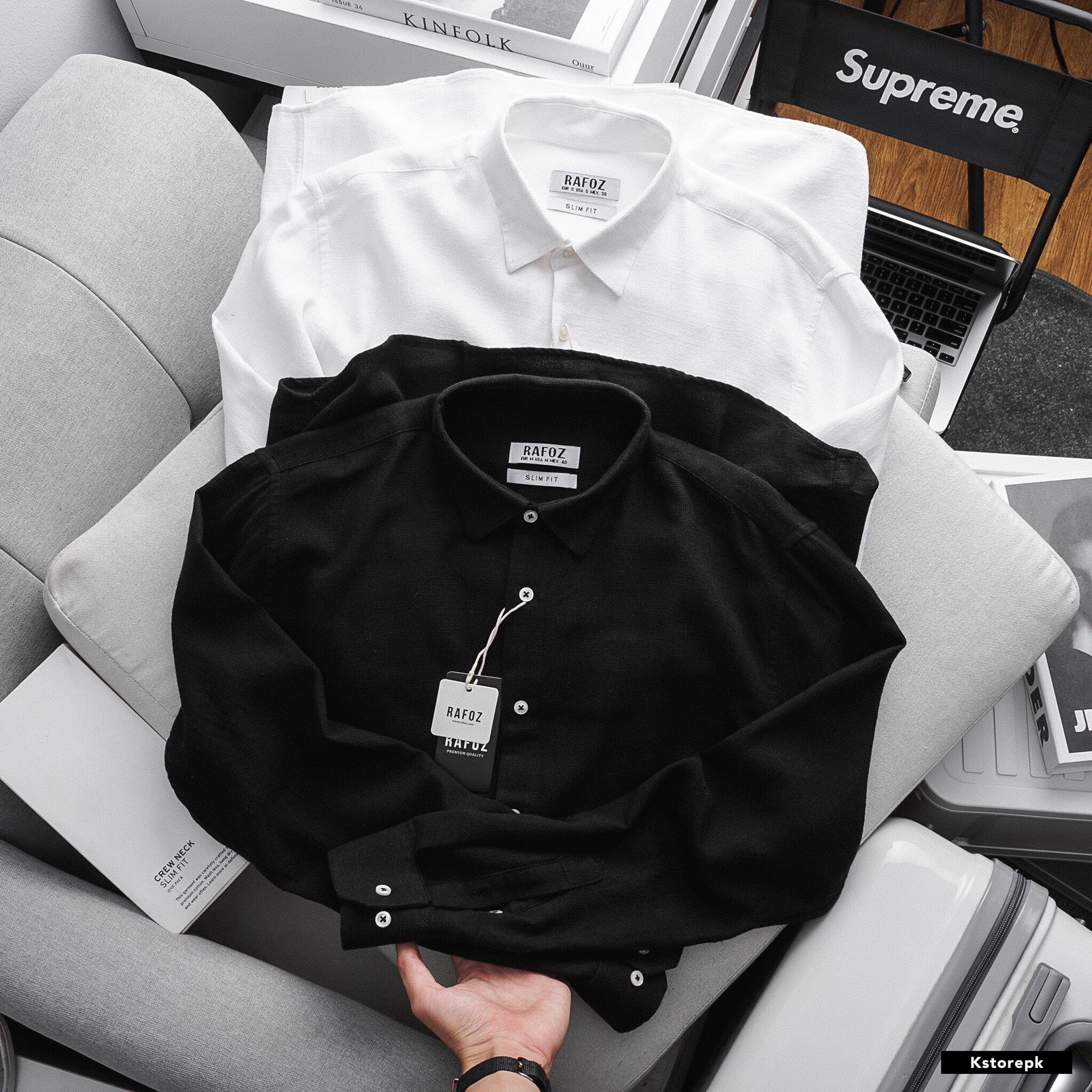  Áo SMDT trơn RAFOZ vải linen 