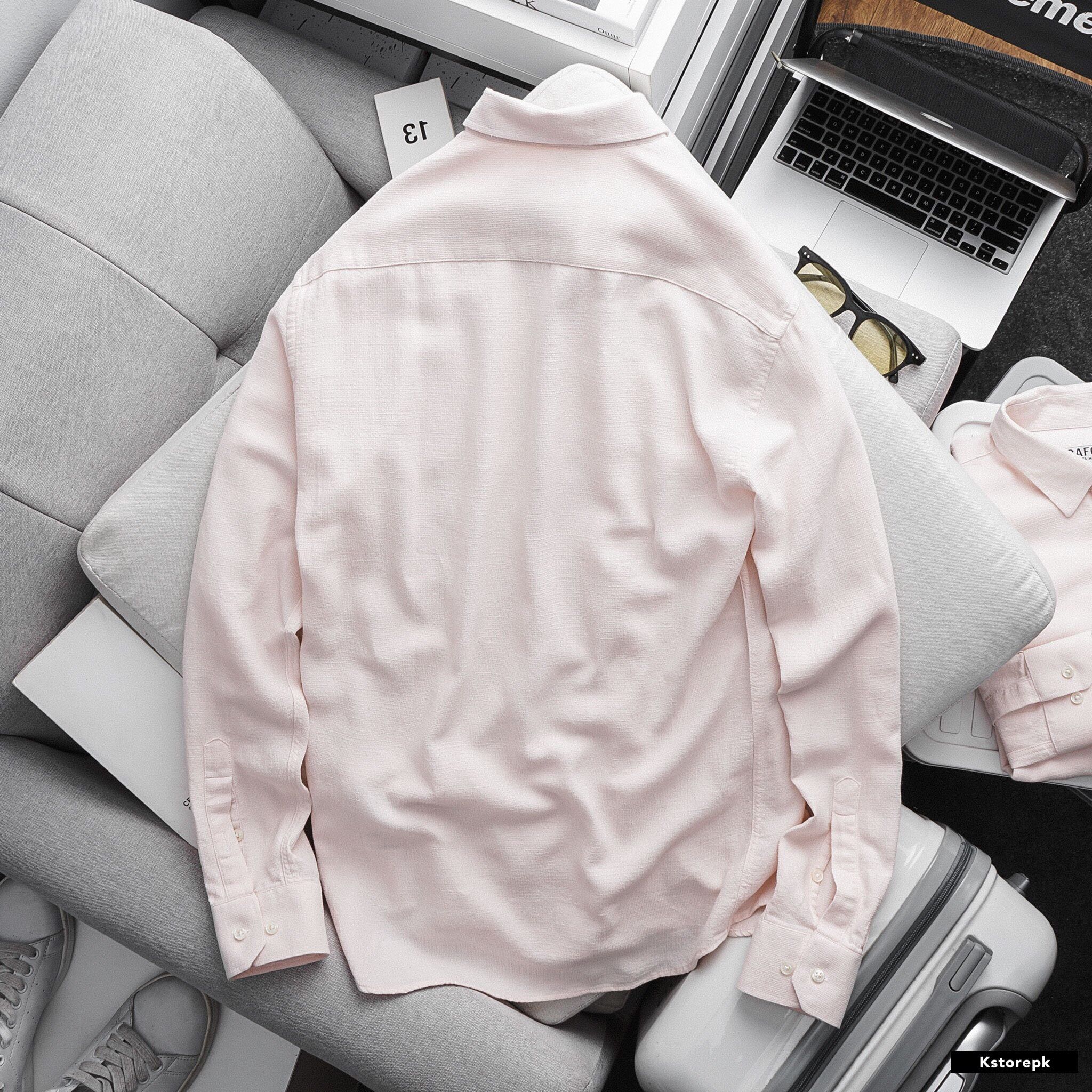  Áo SMDT trơn RAFOZ vải linen 
