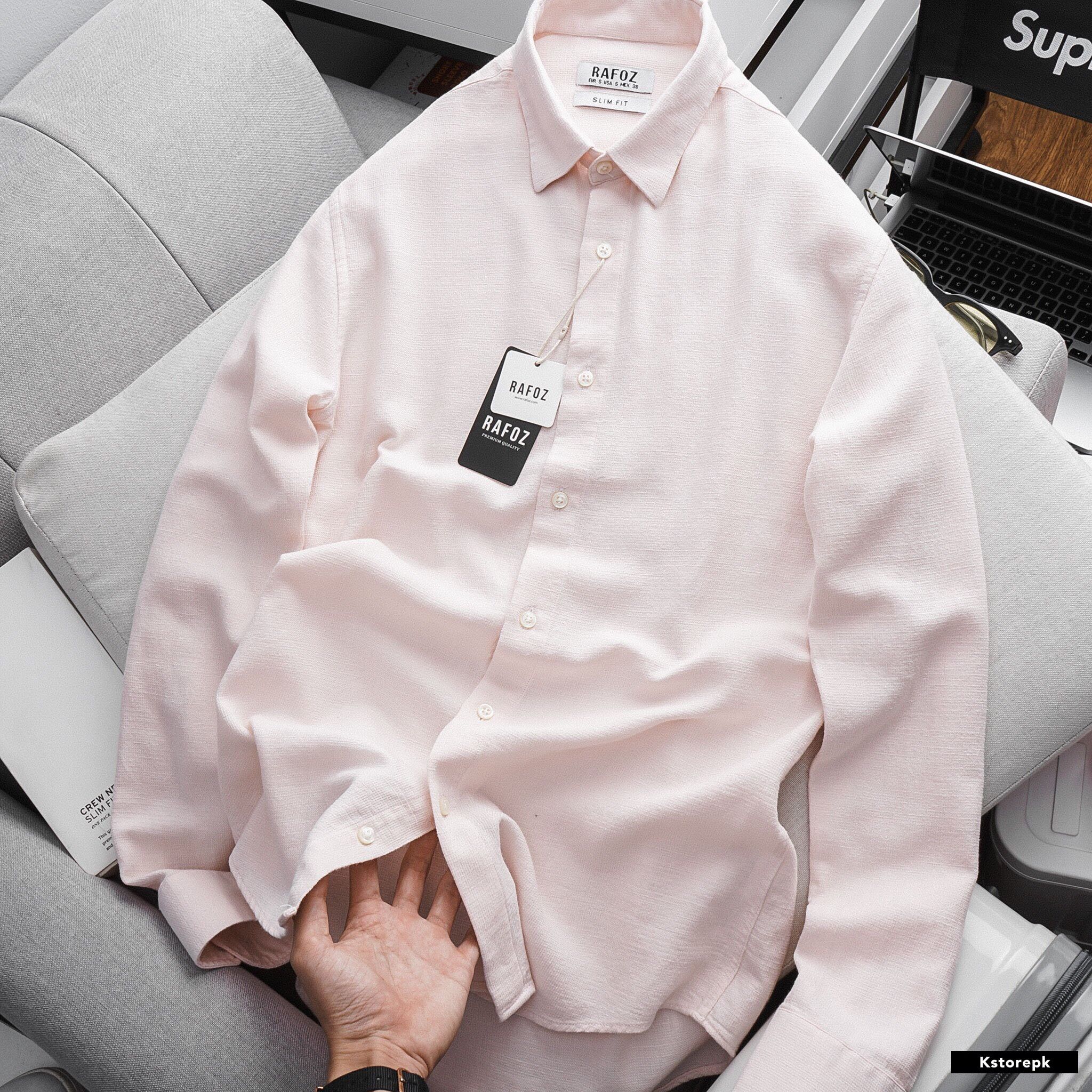  Áo SMDT trơn RAFOZ vải linen 