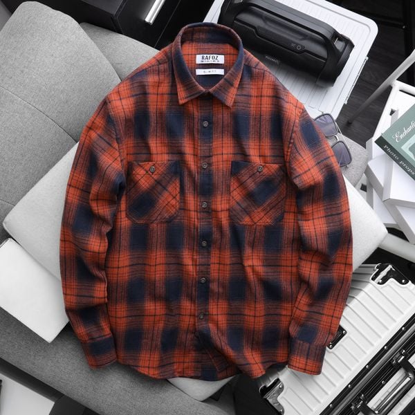  Áo sơ mi dạ Caro RAFOZ 5m - 220269 