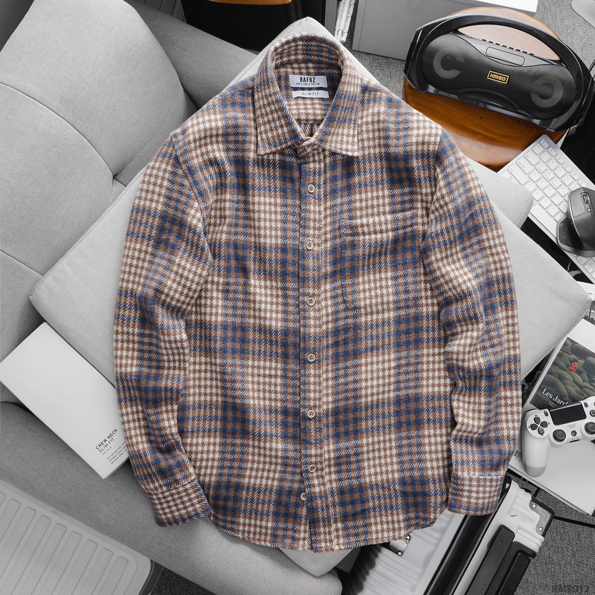  Áo sơ mi DT caro RAFOZ - 012 