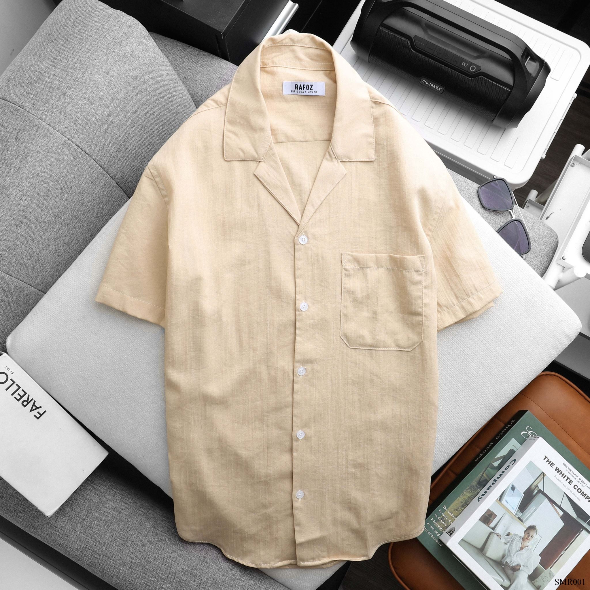  Áo sơ mi NT RAFOZ cổ danton - 001 