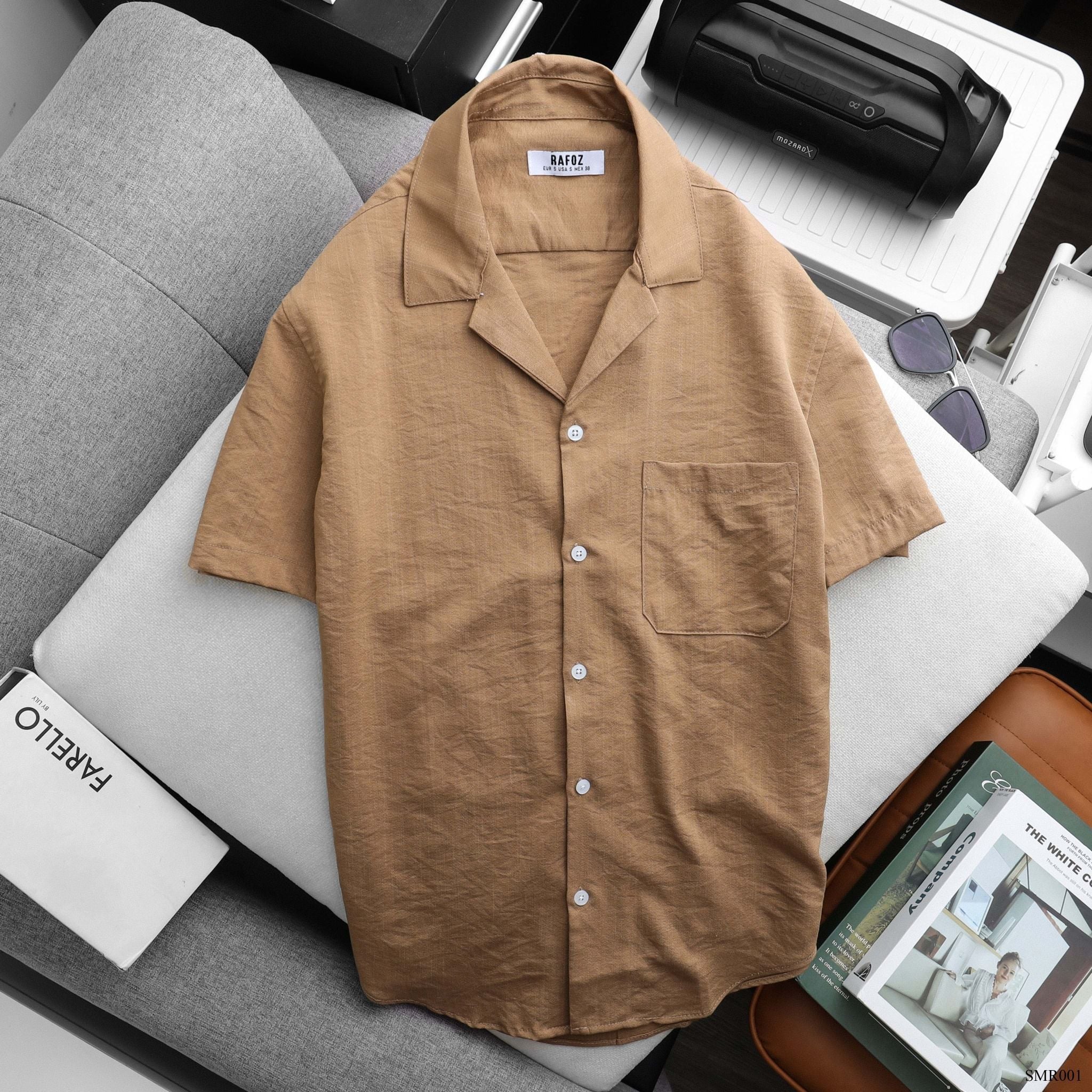  Áo sơ mi NT RAFOZ cổ danton - 001 