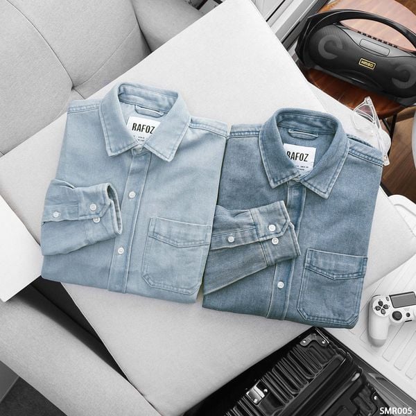 Áo sơ mi RAFOZ Denim wash - 005 