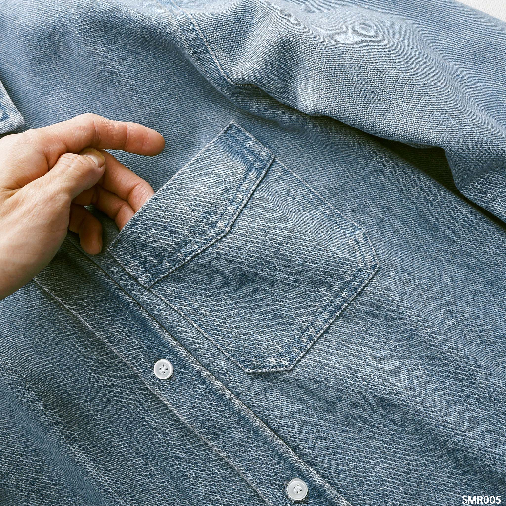  Áo sơ mi RAFOZ Denim wash - 005 