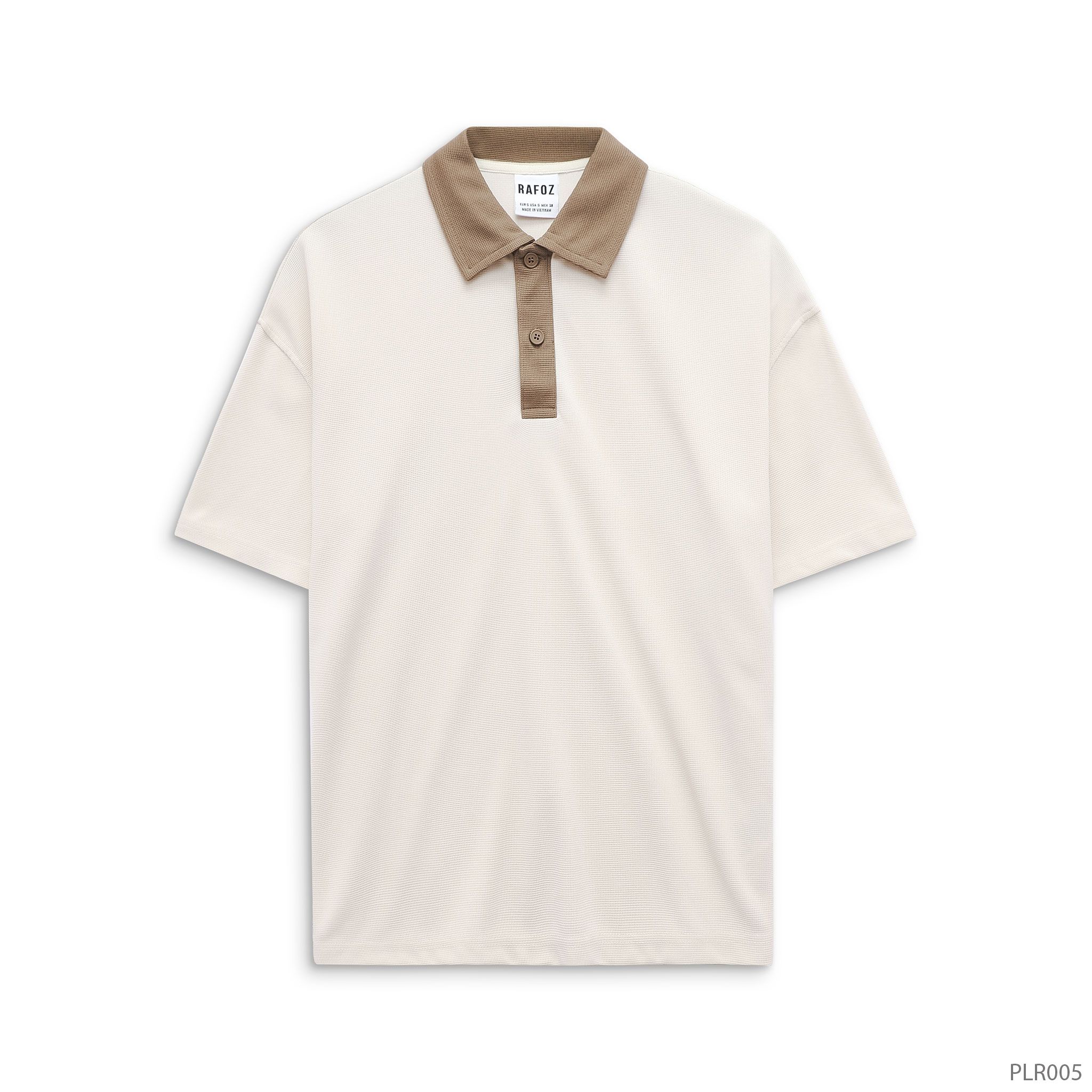  Áo thun polo RAFOZ phối màu cổ - 005 