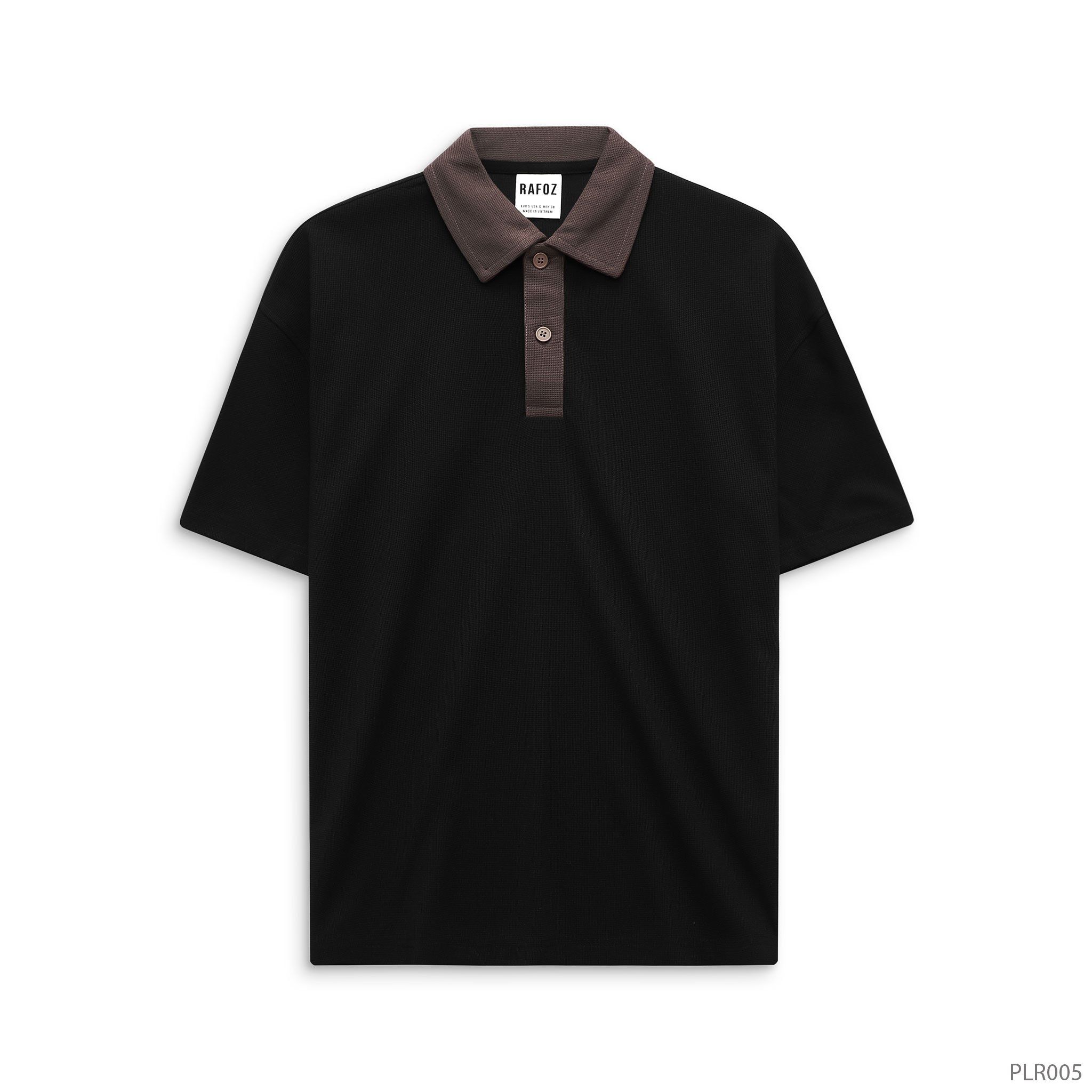  Áo thun polo RAFOZ phối màu cổ - 005 