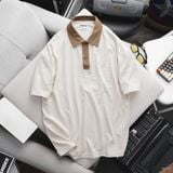  Áo thun polo RAFOZ phối màu cổ - 005 