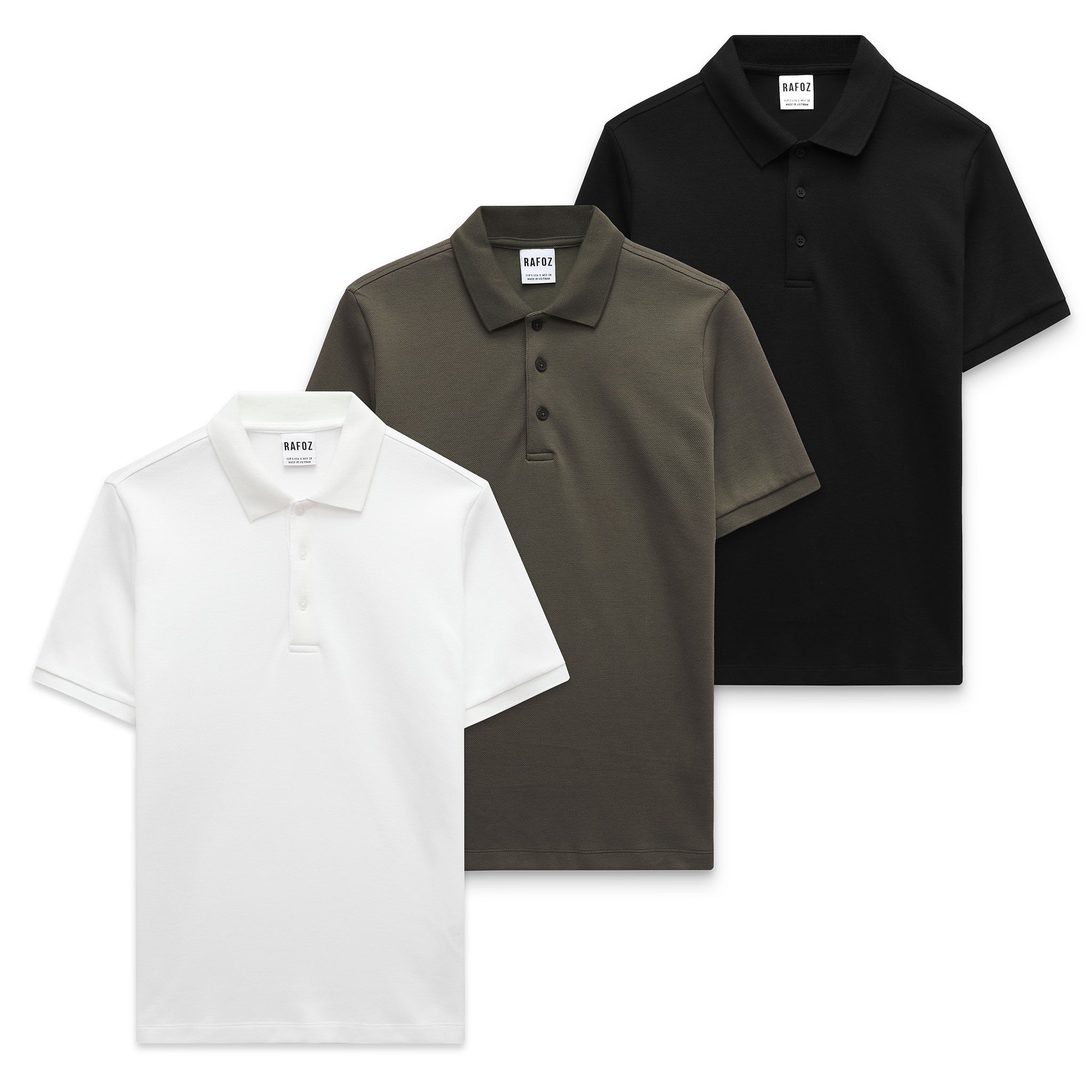  Áo thun polo RAFOZ slim-fit basic - 006 