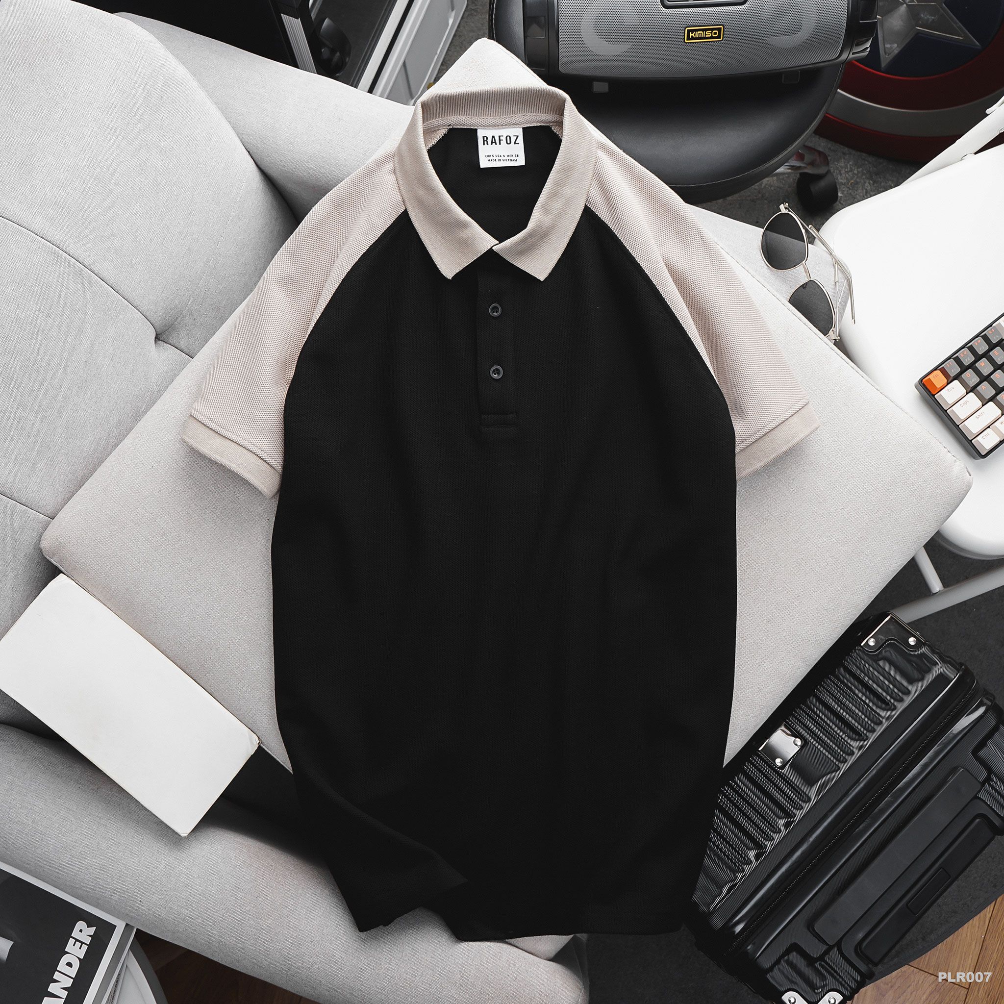  Áo thun polo raglan RAFOZ - 007 