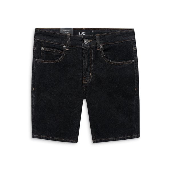  Quần short jean RAFOZ đen muối tiêu - 010 