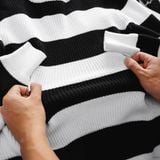  Áo len RAFOZ Strippe knit - 004 