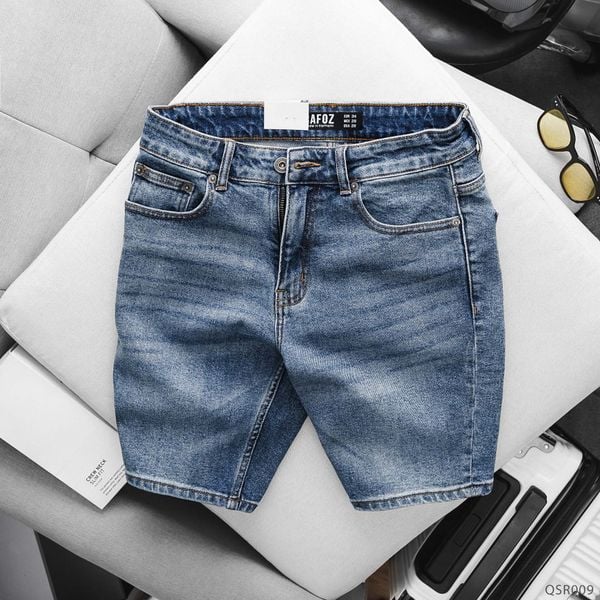  Quần short jean xanh wash RAFOZ - 009 