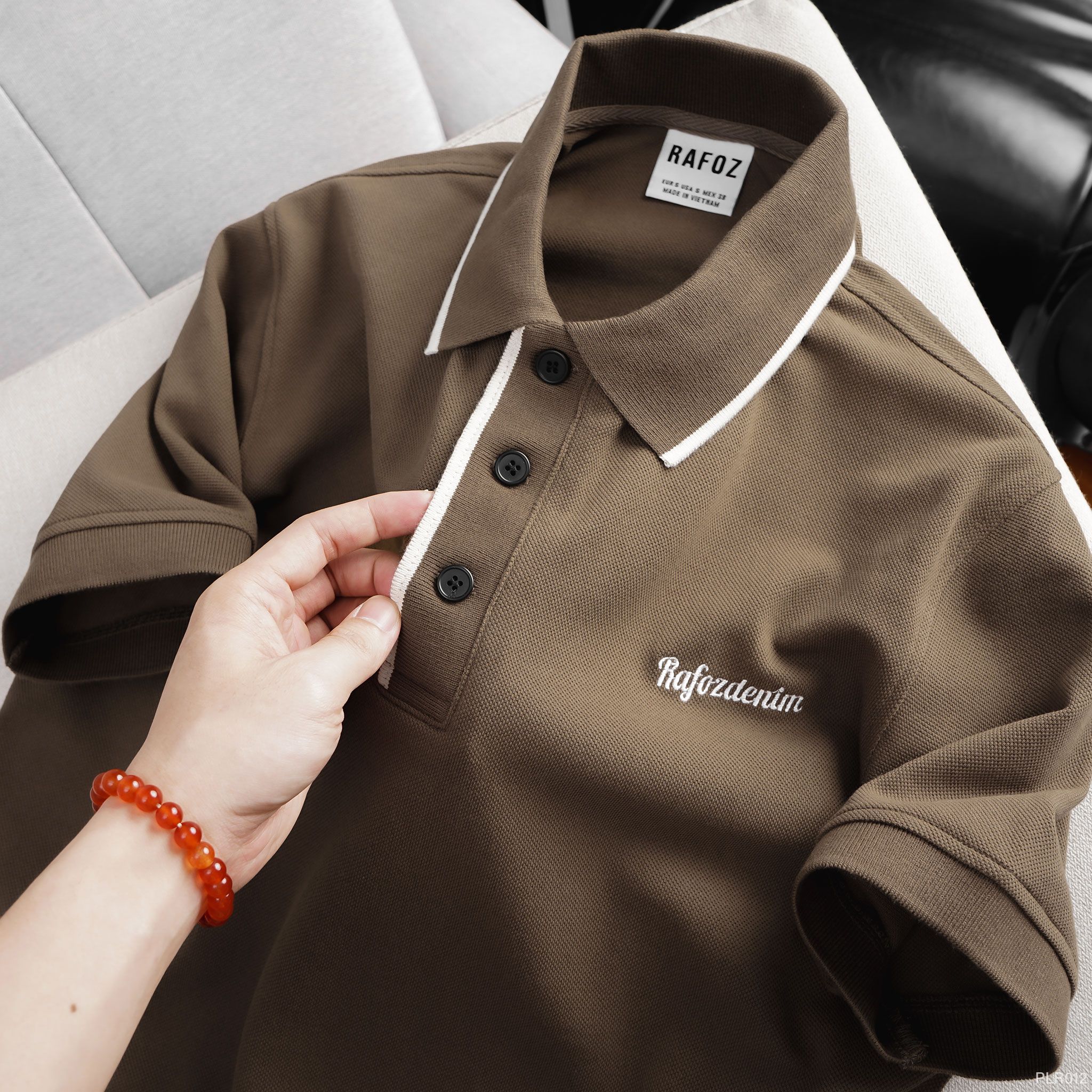  Áo polo RAFOZ basic viền cổ - 012 