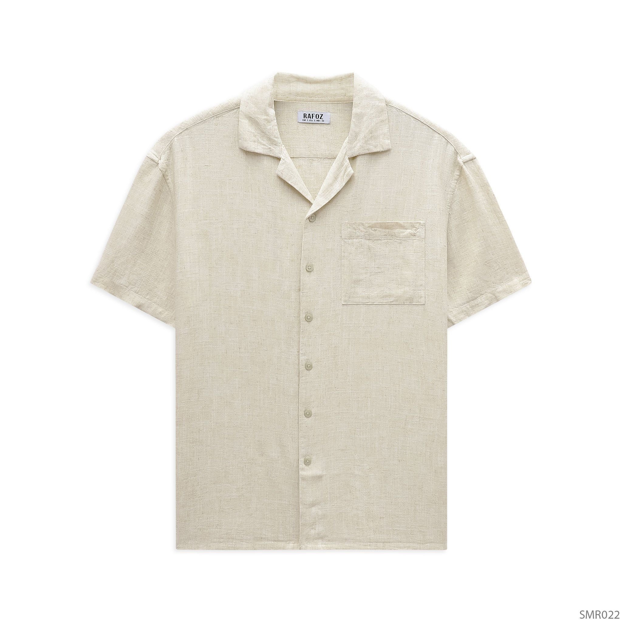  Áo sơ mi cuban linen basic RAFOZ - 022 