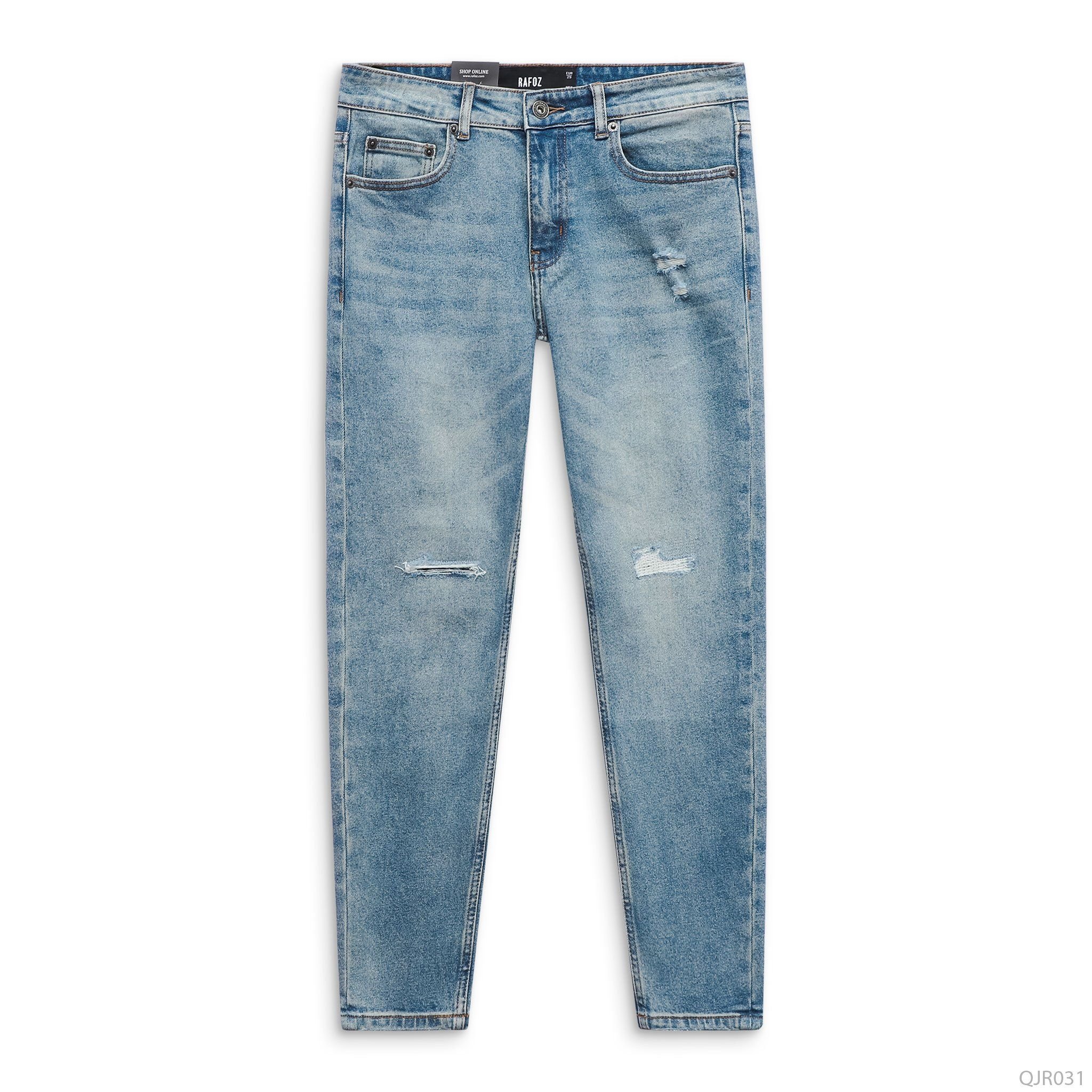  Quần jean RAFOZ Blue wash ripped - 031 