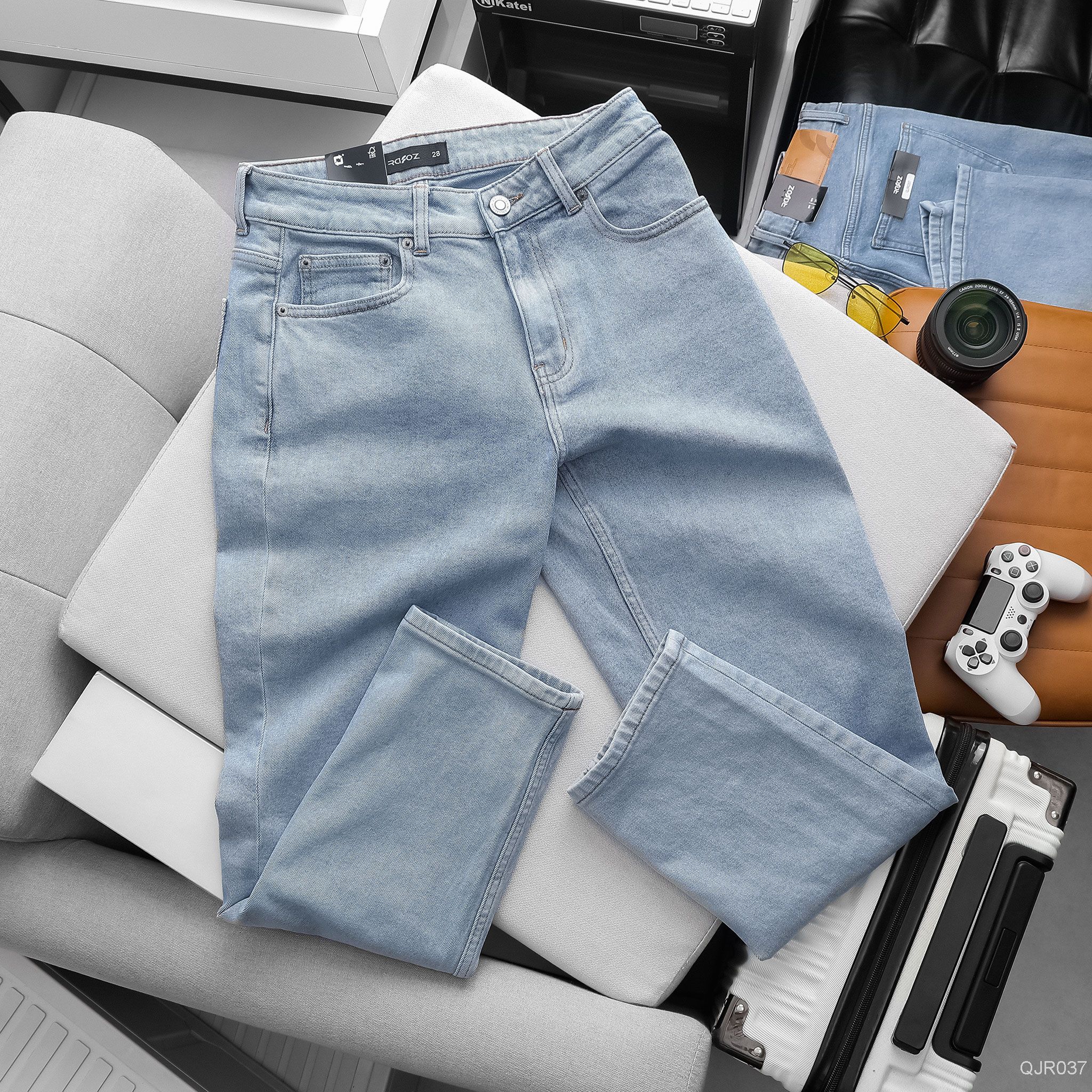  Quần jean slimfit RAFOZ Blue wash - 037 