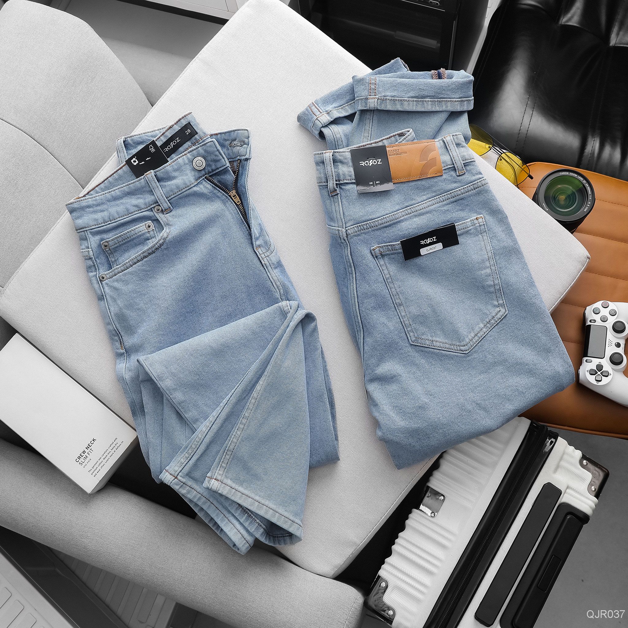  Quần jean slimfit RAFOZ Blue wash - 037 