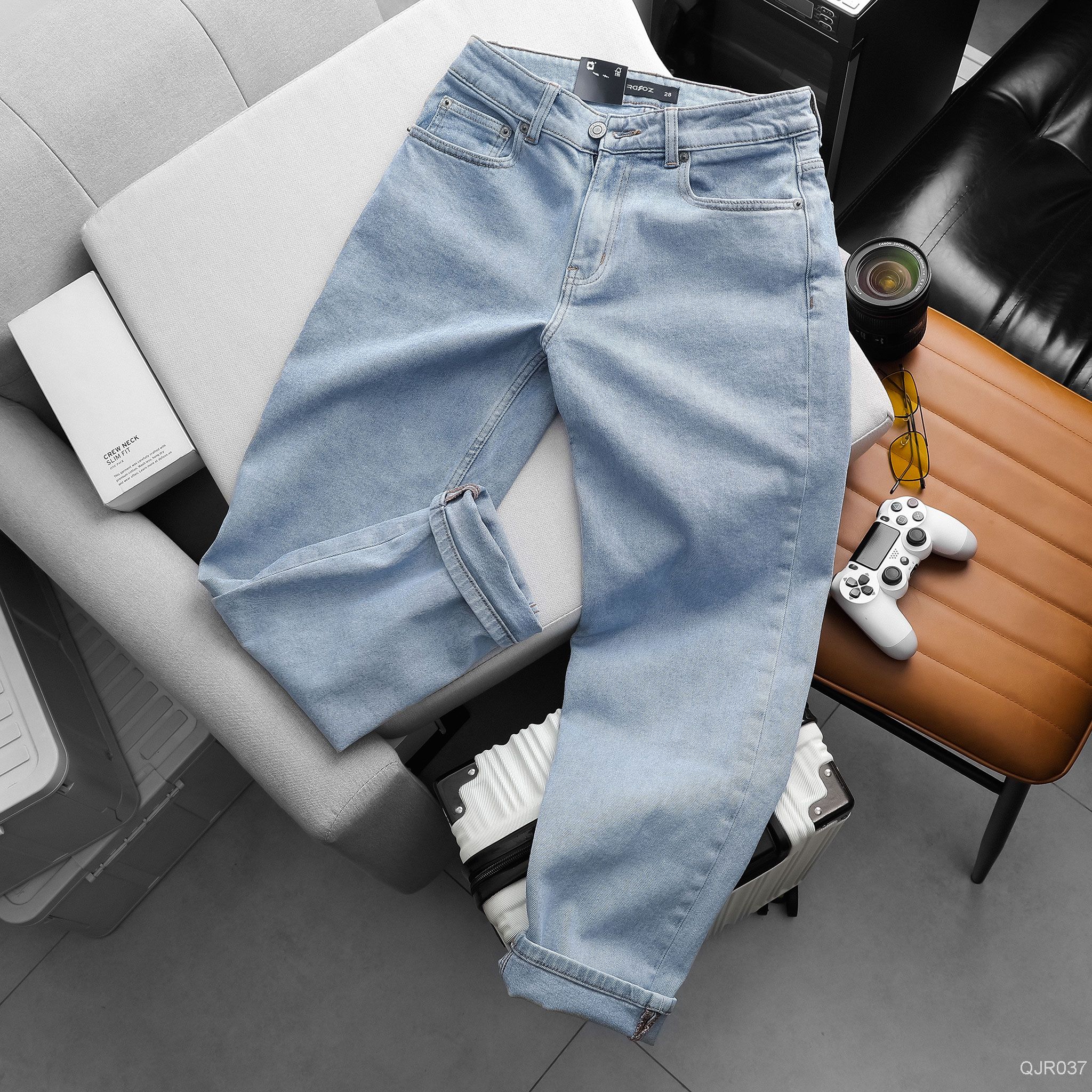  Quần jean slimfit RAFOZ Blue wash - 037 