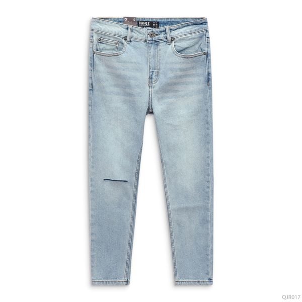  Quần jean RAFOZ skinny xanh sáng rách - 017 