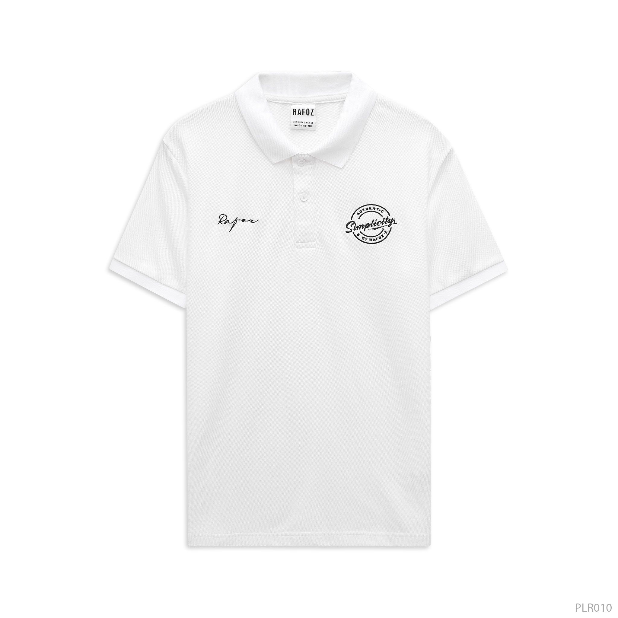  Áo polo RAFOZ embroider signature - 010 