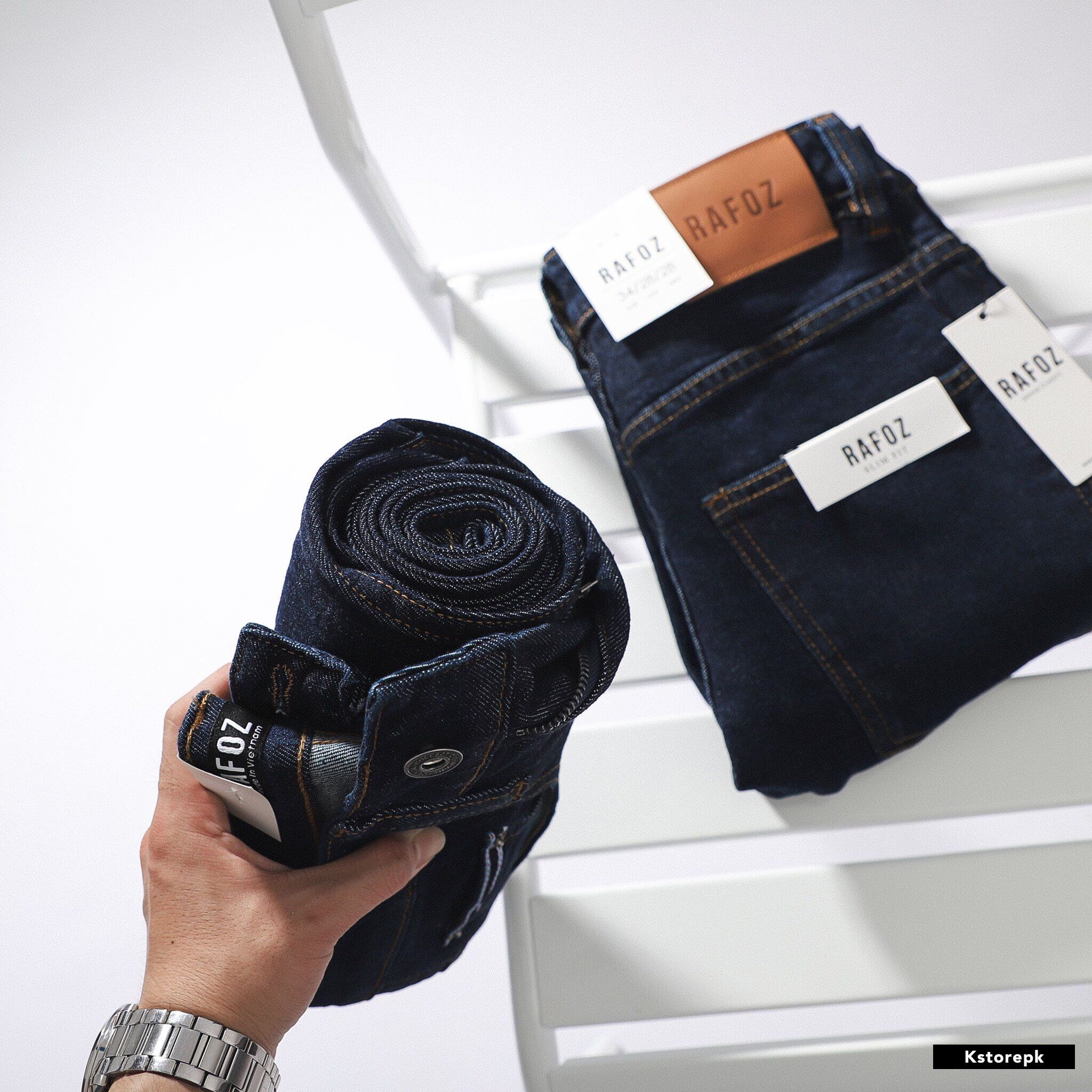  Jean RAFOZ 220456 Xanh Indigo 