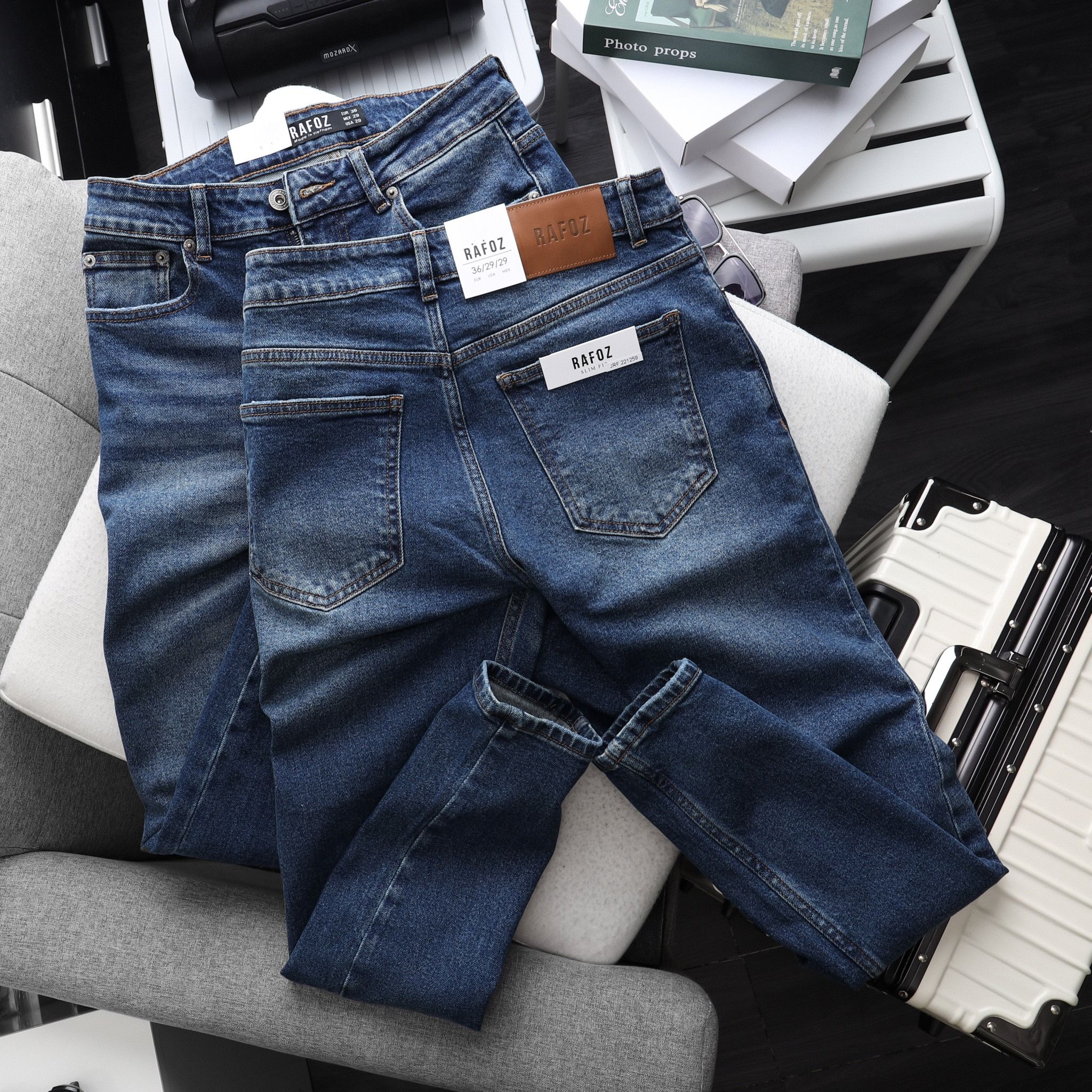  Jean RAFOZ 259 Xanh đậm wash - 220267 