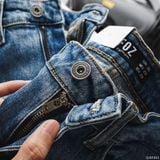  Quần jean RAFOZ 254 Classic blue wash - 003 