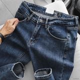  Quần jean RAFOZ 619 Xanh đậm rách - 006 