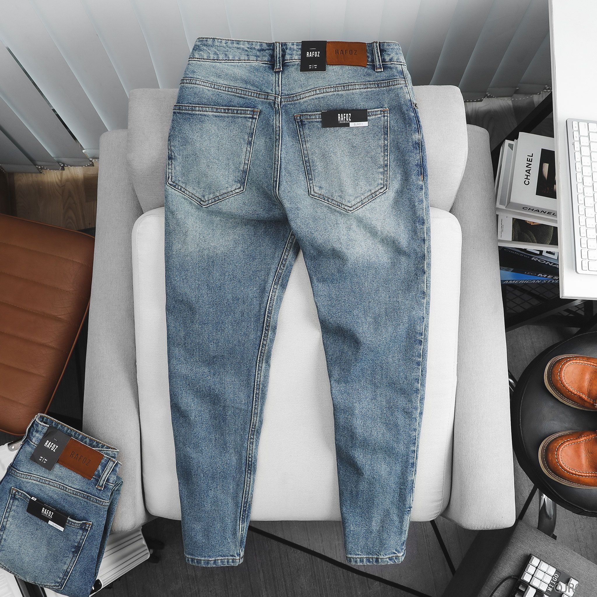  Quần jean RAFOZ blue wash - QJR011 