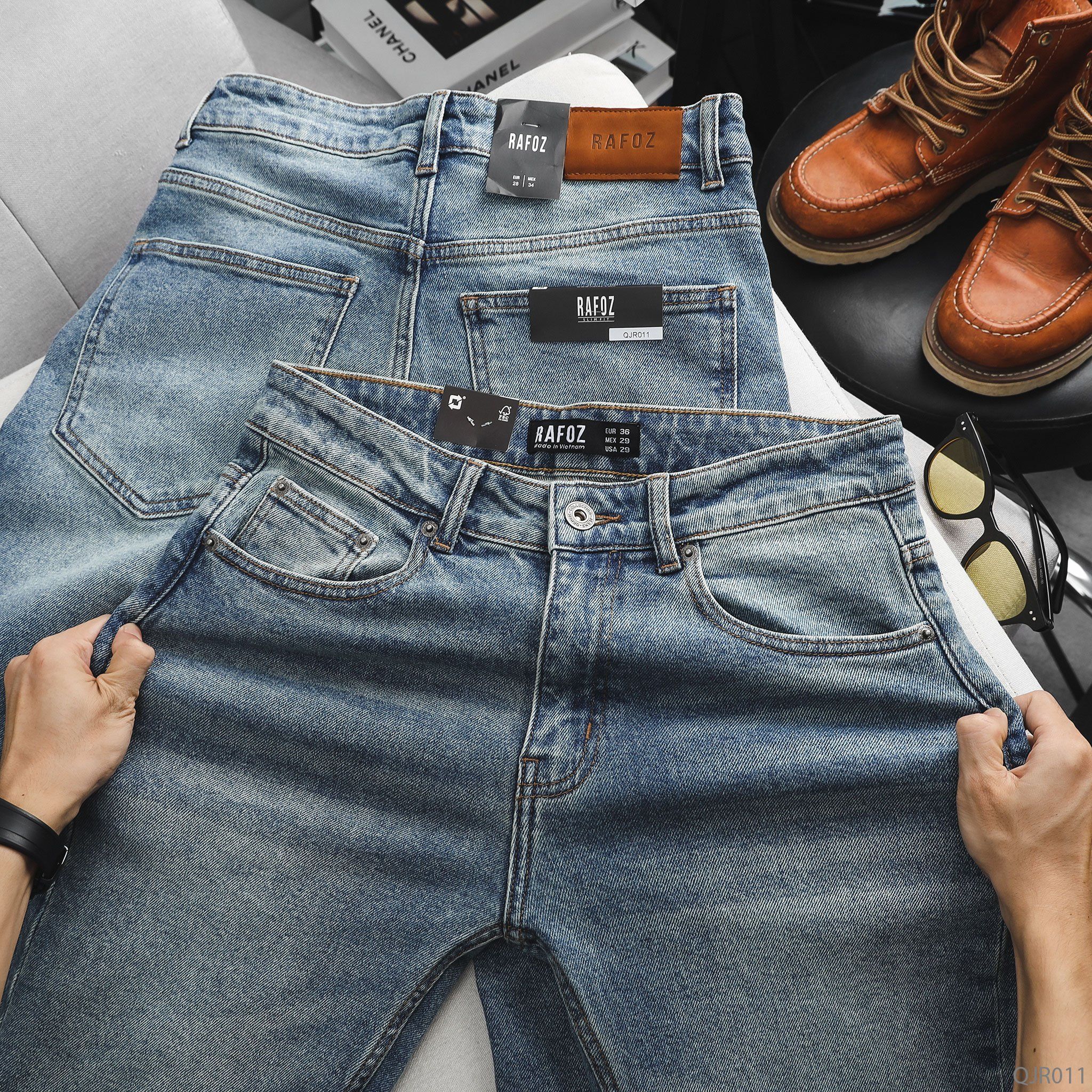  Quần jean RAFOZ blue wash - QJR011 