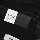  Quần jean RAFOZ đen rách gối - 010 