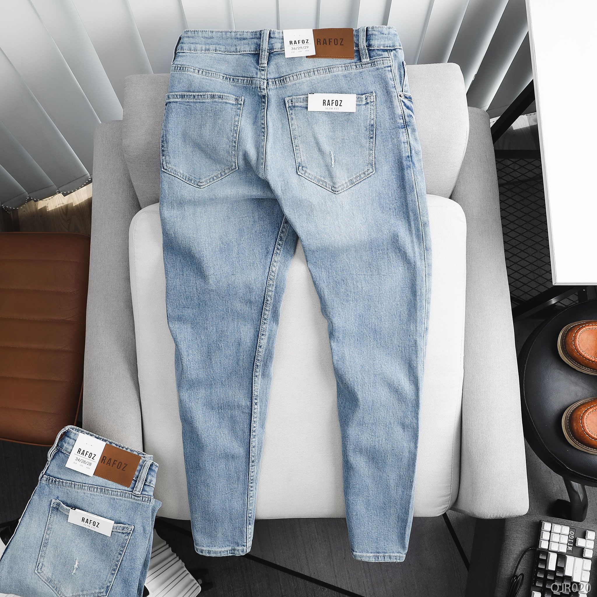  Quần jean RAFOZ ripped wash - 020 