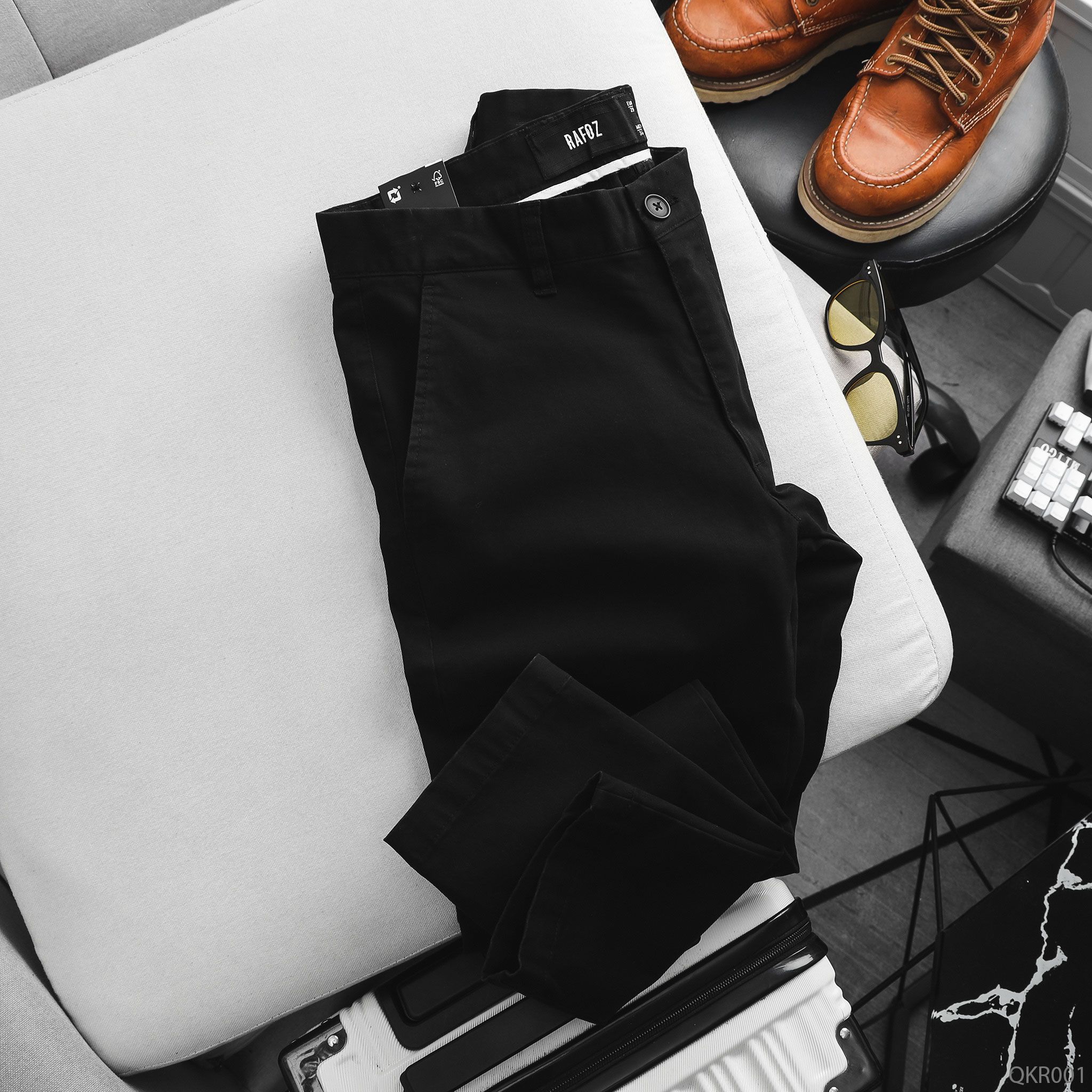  Quần kaki basic Slim-fit RAFOZ - 001 